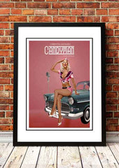 Christina Aguilera ‘Candyman’ In Store Promotional Poster 2006 - Framed A2