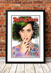 Katy Perry ‘Rolling Stone Magazine’ Cover Poster 2014 - Framed A4