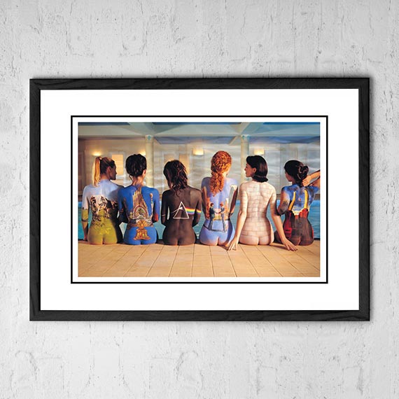 Pink Floyd ‘Painted Ladies’ Pop Art Print 1997 - Framed A4