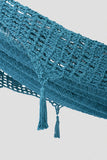 Outdoor undercover cotton Mayan Legacy hammock with hand crocheted tassels Queen Size Bondi