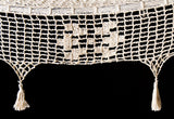 Outdoor undercover cotton Mayan Legacy hammock with hand crocheted tassels Queen Size Marble Colour