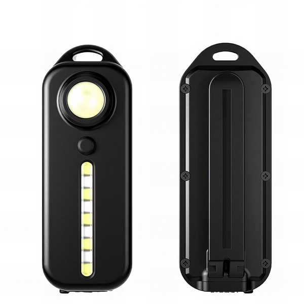 LED Red White & Blue Flashing Chest Clip Strobe Light