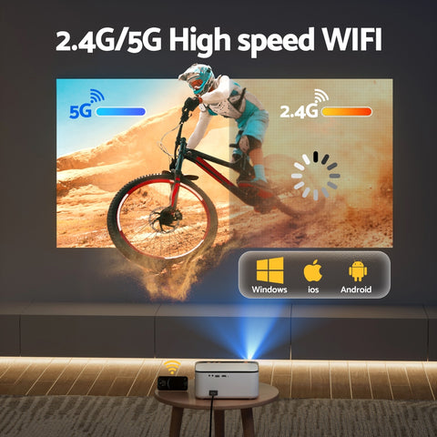 Devanti Video Project 4K 1080P Android 5G Wifi Home Cinema