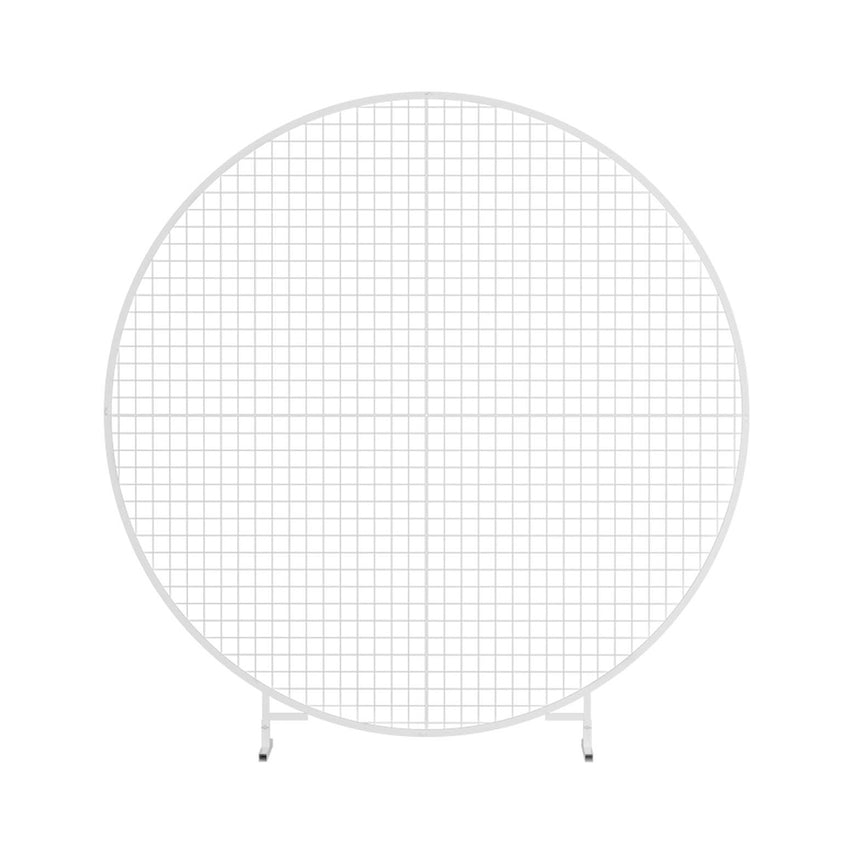 2M Round Backdrop Stand Wedding Background Decoration Party Flower Balloon Display