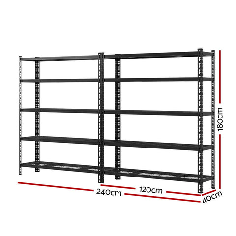 1.8MX2.4M Giantz Garage Shelving Warehouse Rack