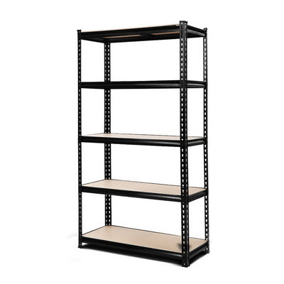 Giantz 1.5M Garage Shelving Warehouse Rack Pallet Racking Storage Shelve Black