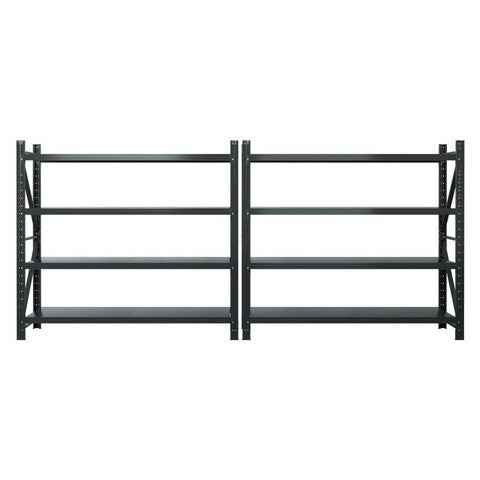 Giantz 4Mx1.8M Garage Shelving Warehouse Rack Black
