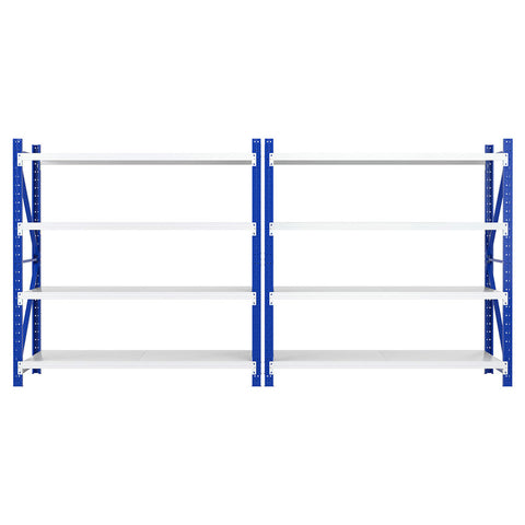 Giantz 4Mx2M Garage Shelving Warehouse Rack Blue