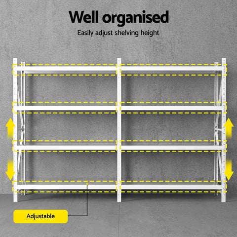 3Mx2M Giantz Garage Shelving Warehouse Rack
