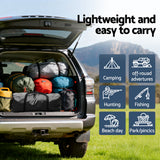 Weisshorn Camping Tent Car SUV Rear Hatchback Tents Canopy Portable Outdoor Family Black