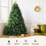Jingle Jollys Christmas Tree 2.1M Xmas Tree Decorations Pine Needles 1584 Tips
