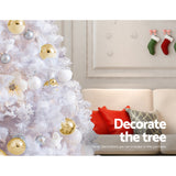 Jingle Jollys Christmas Tree 2.1m 1000 White Tips Xmas Tree Decorations