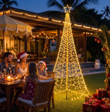 Jingle Jollys Solar Christmas Tree 3.6m 800 LED Net Lights Xmas Trees Decoration