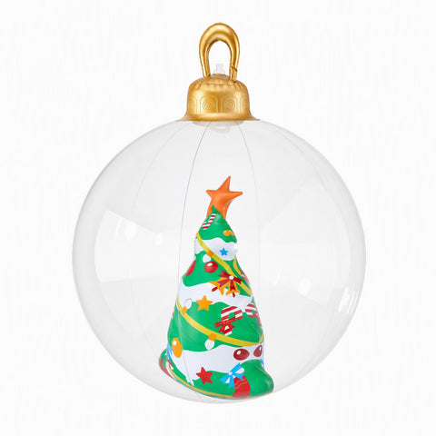 Jingle Jollys Christmas Inflatable Ball 60cm Tree Decoration Giant Bauble Clear