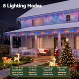 20M Christmas Lights Icicle Light 800 LED Multi-coloured Jingle Jollys
