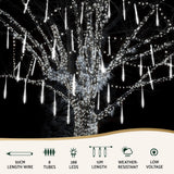Jingle Jollys 7M Christmas Lights Shower Light 288 LED Icicle Falling Metor