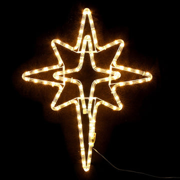 Jingle Jollys Christmas Lights 57cm Bethlehem Star 90 LED Xmas Decorations Motif