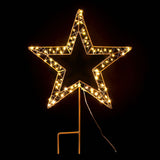 100 LED Christmas Lights Fairy Light Ground Star Garden Decoration Jingle Jollys