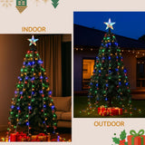 Jingle Jollys 2.5M Christmas Lights Waterfall String Light 300 LED Star Topper