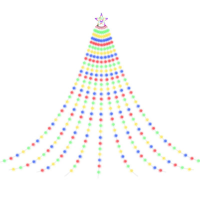 Jingle Jollys 3.8M Christmas Lights Waterfall String Light 340 LED
