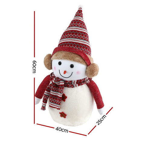 Jingle Jollys 60cm Christmas Snowman Decoration Handicraft Tabletop Ornaments Party Decorations
