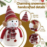 Jingle Jollys 60cm Christmas Snowman Decoration Handicraft Tabletop Ornaments Party Decorations
