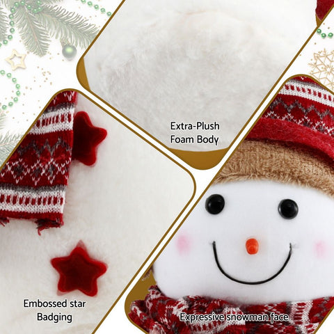 Jingle Jollys 60cm Christmas Snowman Decoration Handicraft Tabletop Ornaments Party Decorations