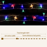 Jingle Jollys 50M Christmas Lights String Light Xmas Decoration Multi Colour