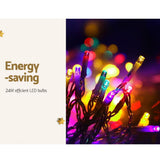 Jingle Jollys 50M Christmas Lights String Light Xmas Decoration Multi Colour